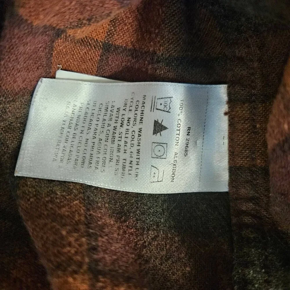 Pendleton men's Mason cotton flannel shirt. XL. # 933.